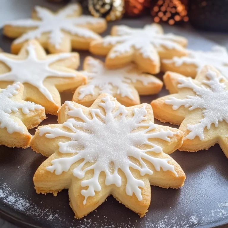 Biscotti fiocco di neve