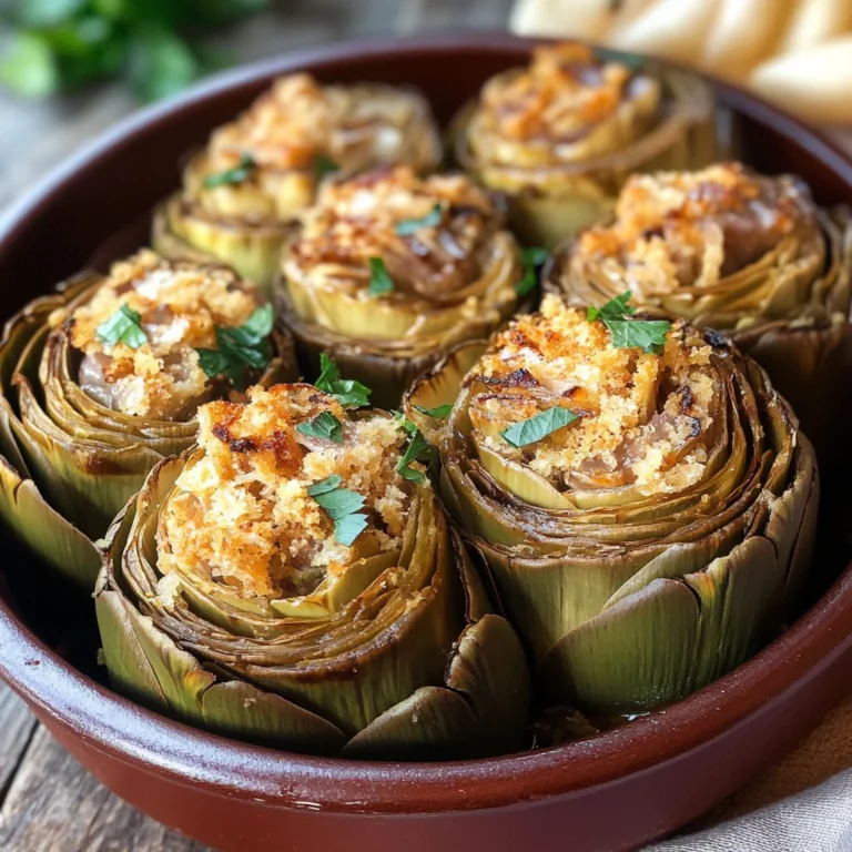 Carciofi ripieni in umido