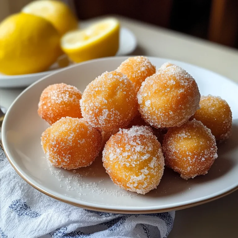 Castagnole al limone