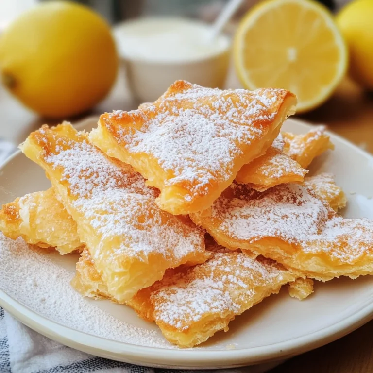 Chiacchiere al limoncello