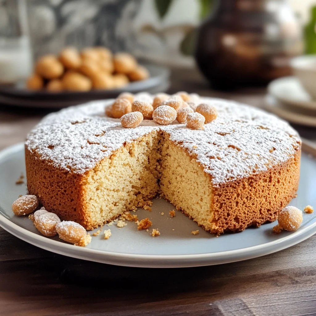 Torta agli amaretti