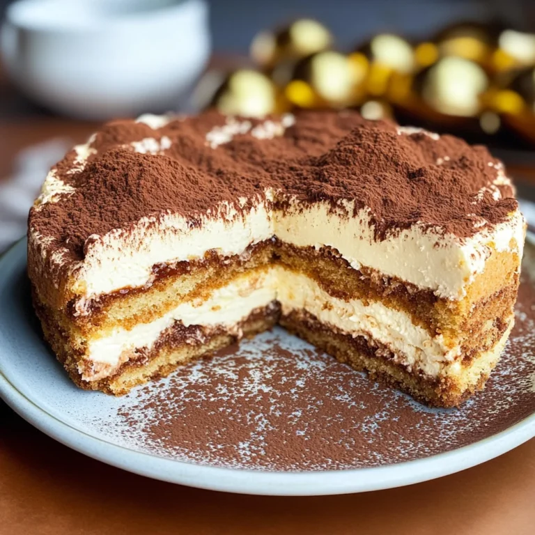 Torta di pandoro al Tiramisù